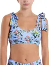 Hanky Panky Scoop Neck Swim Top In Multicolor