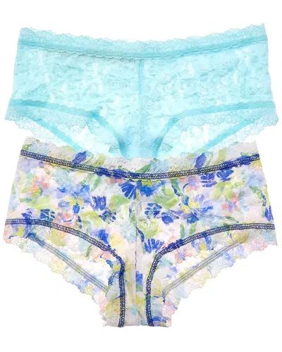Hanky Panky Set Of 2 Printed Boyshort In Multi