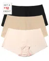 Hanky Panky Breathe Assorted 3-pack Boyshorts