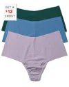 Hanky Panky Breathe Hi-rise Thongs 3-pack