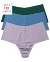 Hanky Panky Breathe Hi-rise Thongs 3-pack