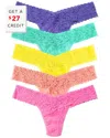 Hanky Panky Assorted 5-pack Lace Low Rise Thongs