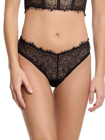 Hanky Panky Sheer Seduction Thong In Black