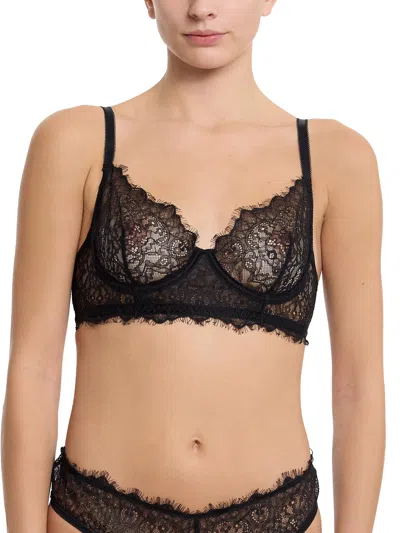 Hanky Panky Sheer Seduction Underwire Bra In Black