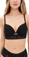 Hanky Panky Signature Lace Underwire Push-up Bra In Black