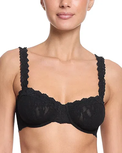 Hanky Panky Signature Lace Balconette Bra In Black