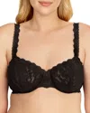 Hanky Panky Signature Lace Balconette Bra In Black
