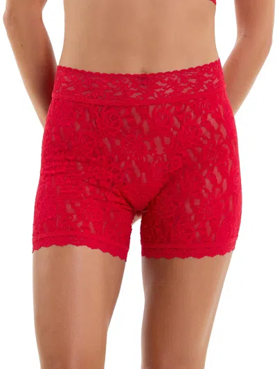 Hanky Panky Signature Lace Boxer Brief In Red