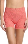 Hanky Panky Signature Lace Boxer Briefs In Orange