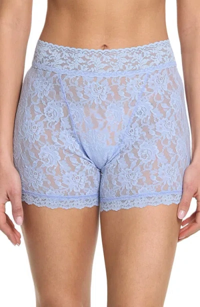 Hanky Panky Signature Lace Boxer Brief In Blue