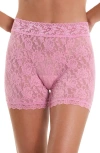 Hanky Panky Signature Lace Boxer Brief In Tea Cake Pink