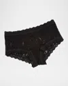 Hanky Panky Signature Lace Boy Shorts In Black
