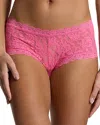 Hanky Panky Signature Lace Boyshort In Pink