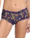 Hanky Panky Signature Lace Boyshort In Central Park Navy