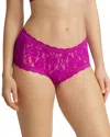 Hanky Panky Signature Lace Boyshort In Countless Pink