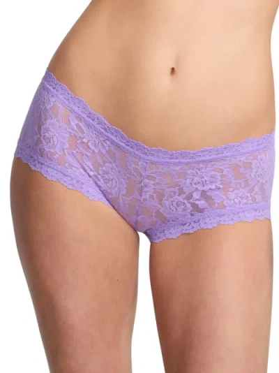 Hanky Panky Signature Lace Boyshort In Electric Orchid