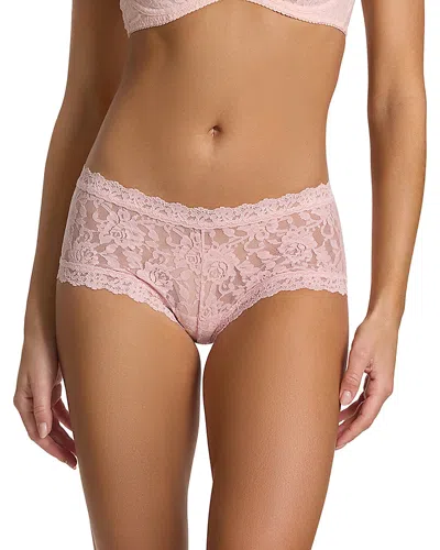 Hanky Panky Signature Lace Boyshort In Pink