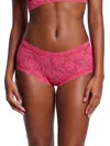 Hanky Panky Signature Lace Boyshort In Pink