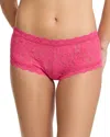Hanky Panky Signature Lace Boy Shorts In Un-beet-able