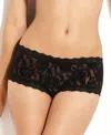 Hanky Panky Black Signature Lace Boyshort In Violet Haze Purple