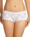 Hanky Panky Signature Lace Boy Shorts In White