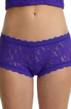 Hanky Panky Signature Lace Boyshorts In Blue