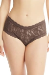 Hanky Panky Signature Lace Boyshorts In Dutch Chocolate