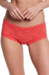 Hanky Panky Signature Lace Boyshorts In Hibiscus Bloom