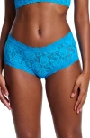 Hanky Panky Signature Lace Boyshort In Ocean Eyes Blue