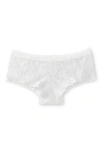 Hanky Panky Signature Lace Boy Shorts In White