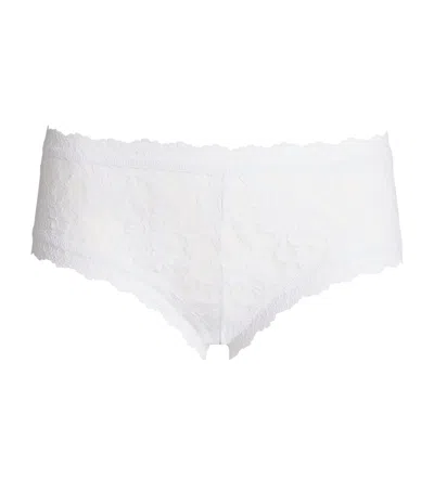 Hanky Panky Signature Lace Boyshorts In White