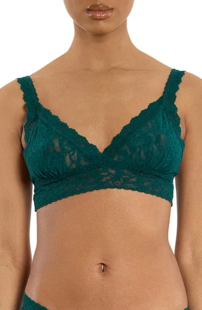 Hanky Panky Signature Lace Bralette In Green