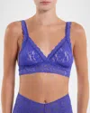 Hanky Panky Signature Lace Bralette In Purple