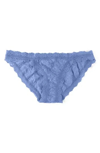 Hanky Panky 'signature Lace' Brazilian Bikini In Chambray
