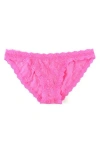 Hanky Panky 'signature Lace' Brazilian Bikini In Fiesta Pink