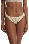 Hanky Panky 'signature Lace' Brazilian Bikini In Shortcake Yellow