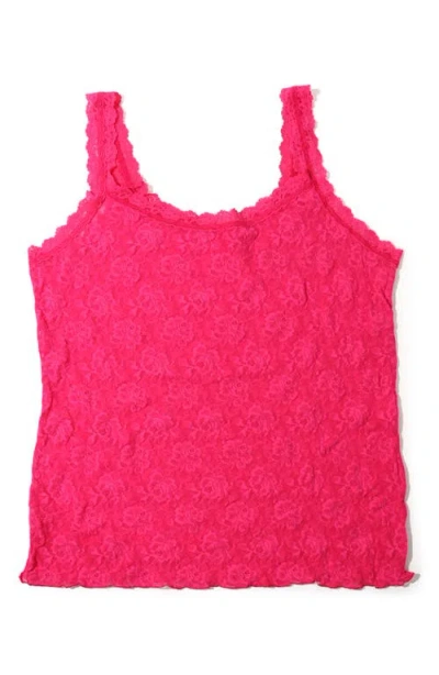Hanky Panky Signature Lace Camisole In Pink