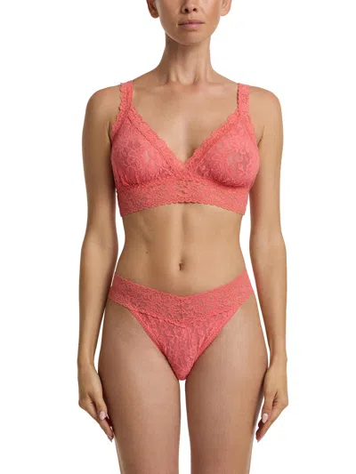 Hanky Panky Signature Lace® Crossover Bralette In Pink