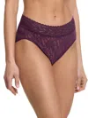 Hanky Panky Signature Lace French Brief In Purple