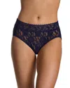 Hanky Panky Signature Lace French Briefs #461 In Blue