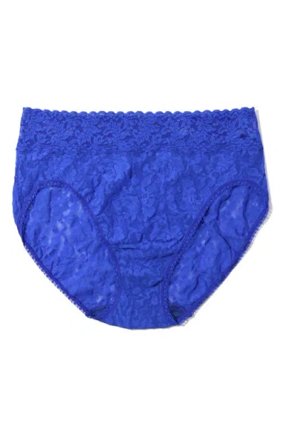 Hanky Panky Signature Lace French Briefs In Blue Solace