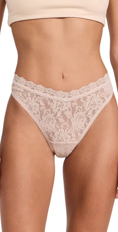 Hanky Panky Signature Lace High Cut Thong Chai