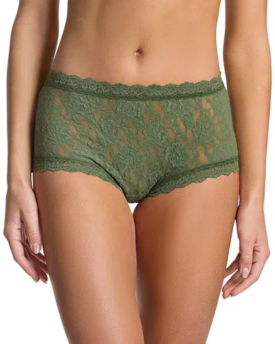 Hanky Panky Signature Lace High Rise Boyshort In Green