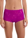 Hanky Panky Signature Lace High Rise Boyshort In Pink