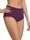 Hanky Panky Signature Lace High Rise Boyshort In Purple