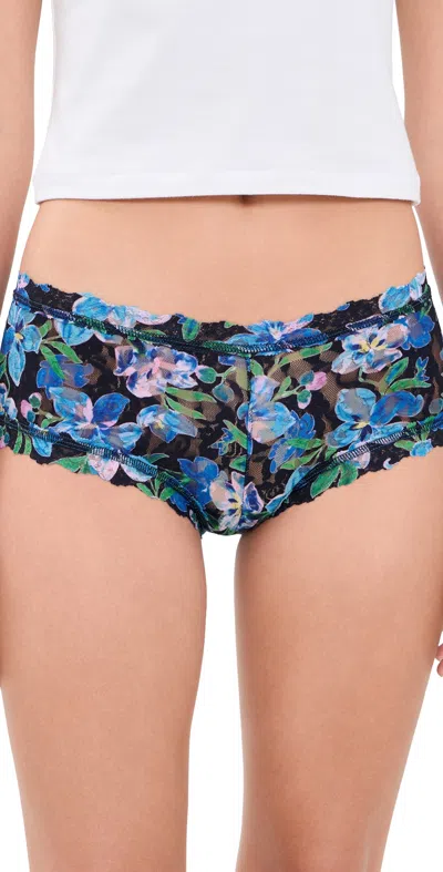 Hanky Panky Signature Lace Incognito Boy Shorts Ocean Blooms