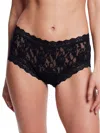 Hanky Panky Signature Lace High Rise Boy Shorts In Black