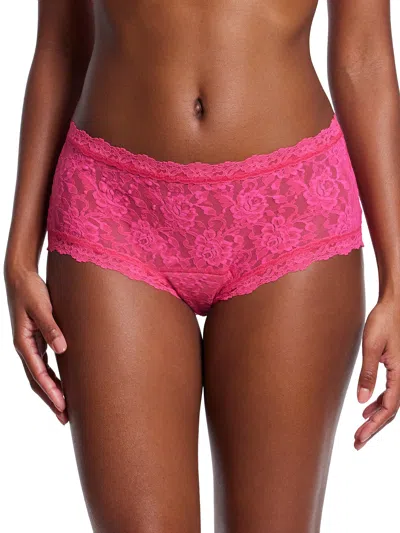 Hanky Panky Signature Lace® Leakproof Boyshort In Pink