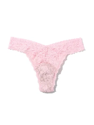 Hanky Panky Signature Lace® Leakproof Original Rise Thong In Blue