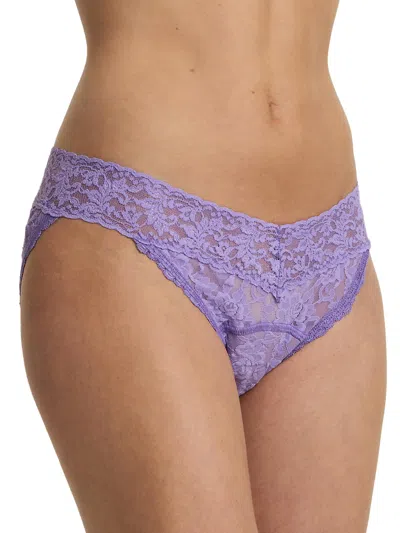 Hanky Panky Signature Lace® Leakproof V-kini In Purple